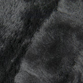 Duncan Oversized Black Furry Refillable Bean Bag Chair for All Ages