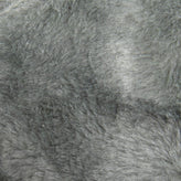 Duncan Oversized Gray Furry Refillable Bean Bag Chair for All Ages
