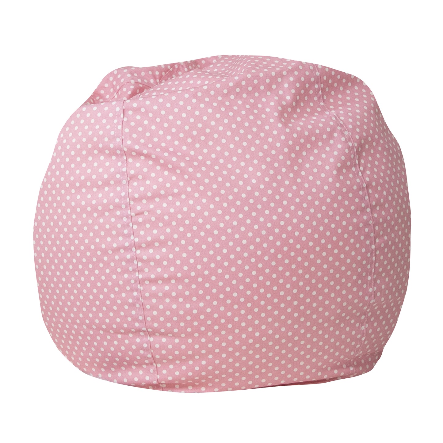 Dillon Small Light Pink Dot Refillable Bean Bag Chair for Kids and Teens