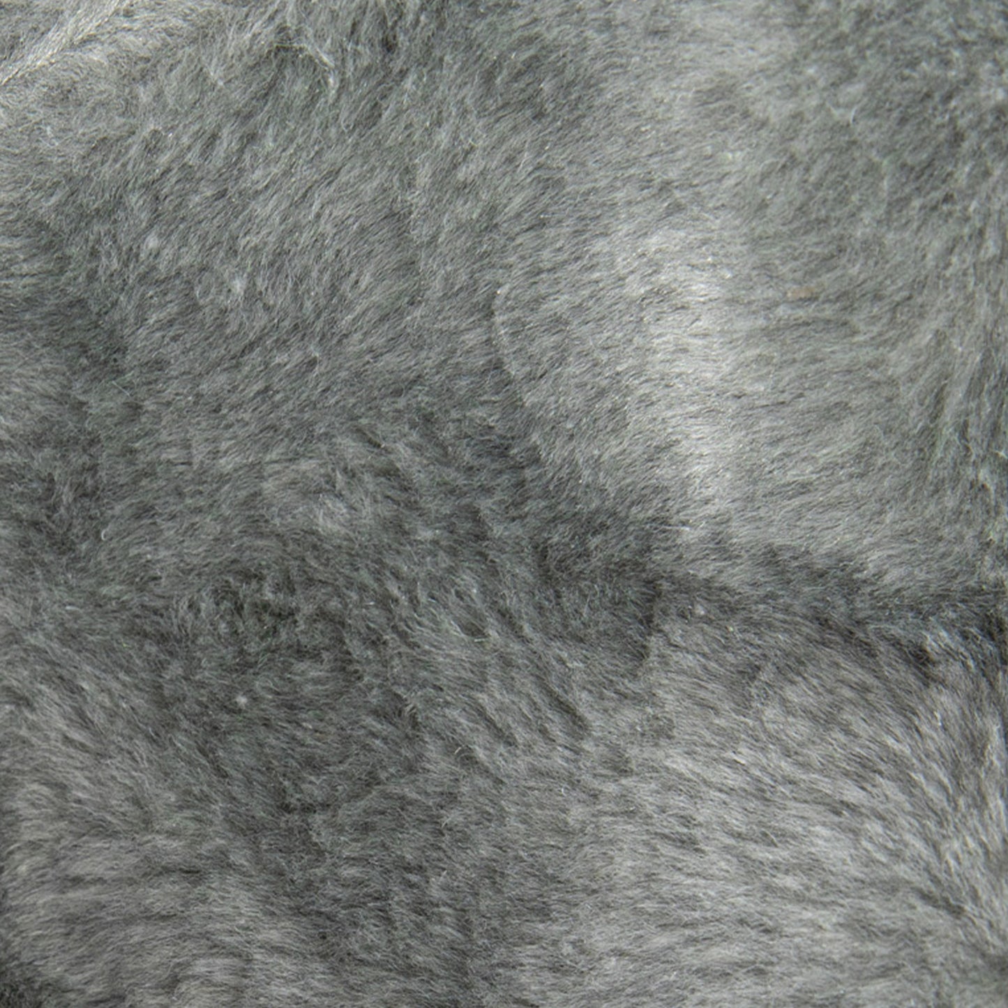 Dillon Small Gray Furry Refillable Bean Bag Chair for Kids and Teens