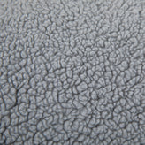 Dillon Small Gray Faux Sherpa Refillable Bean Bag Chair for Kids and Teens