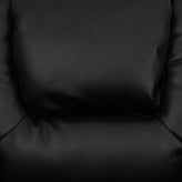 Vana Contemporary Black LeatherSoft Kids Recliner with Cup Holder and Headrest