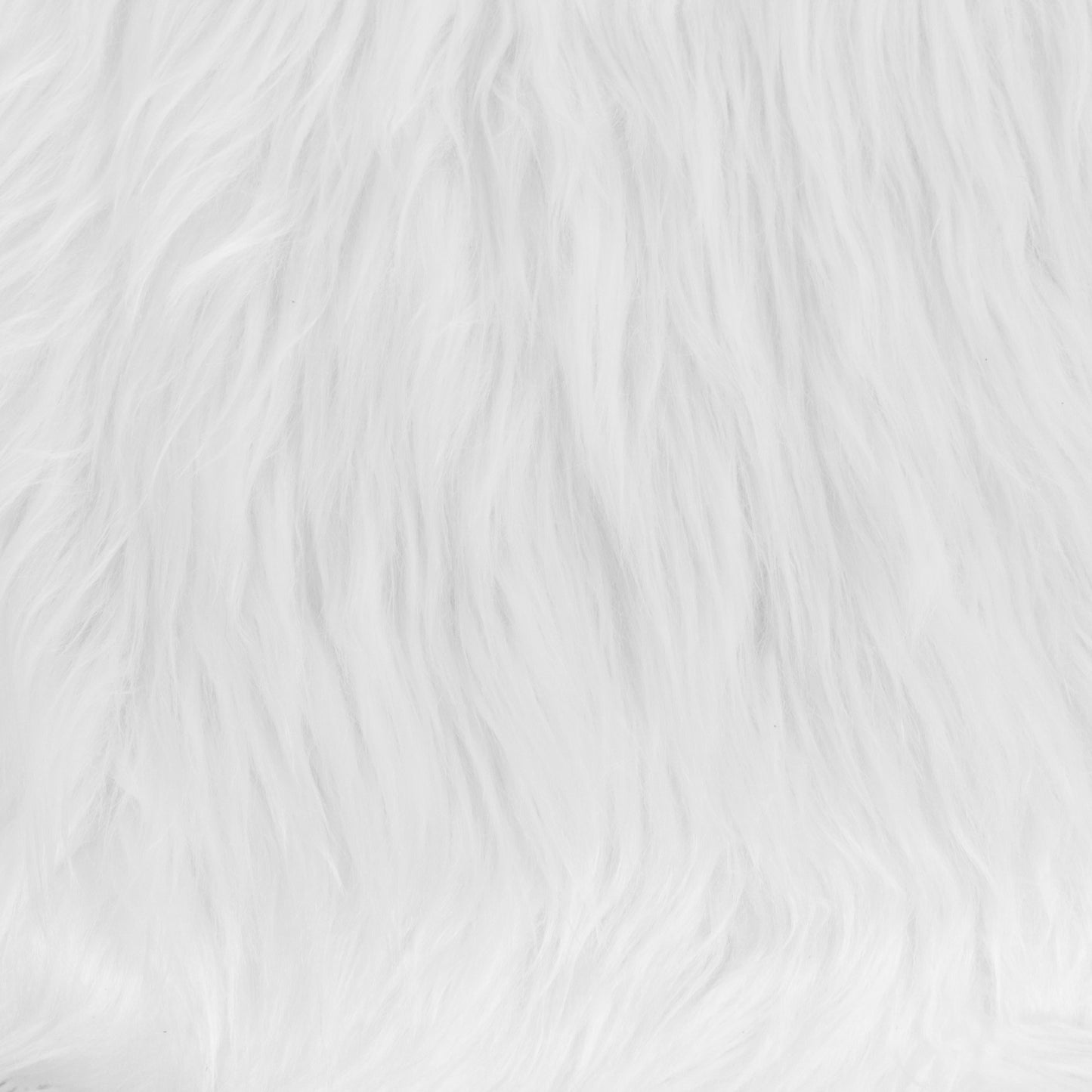Cody Shaggy Faux Fur White Accent Chair - Shag Style Kids Chair for Ages 5-7 - Kids Playroom Chair