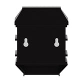 Holder 6 Pack Brown Wall Mount LED Solar Lights - Weather Resistant Brown Decorative Solar Powered Lights - Deck and Fencing Solar Lights