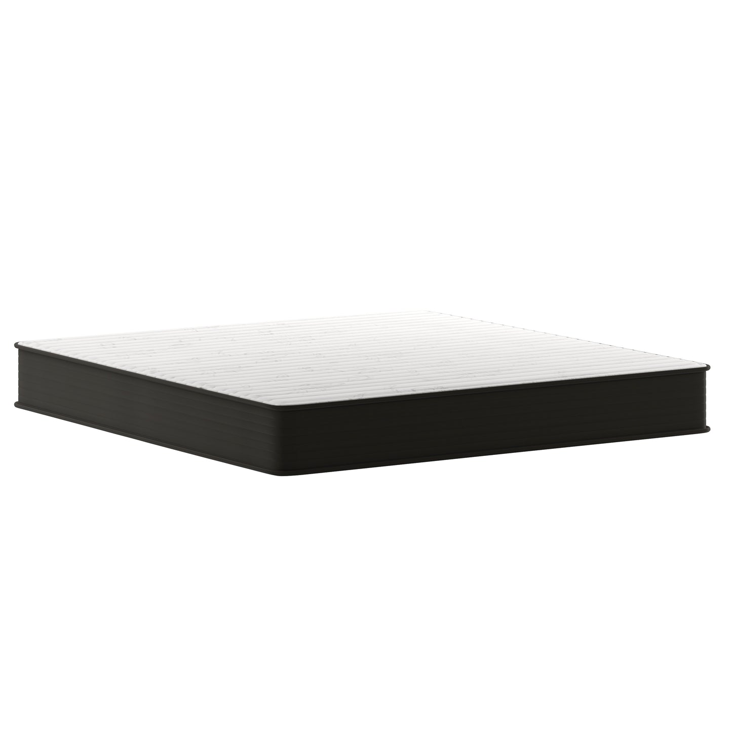Dream 10 Inch Hybrid Mattress, King Size High Density Foam and Pocket Spring Mattress in a Box, CertiPur-US Certified Foam, White/Black