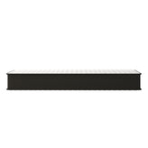 Dream 10 Inch Hybrid Mattress, King Size High Density Foam and Pocket Spring Mattress in a Box, CertiPur-US Certified Foam, White/Black