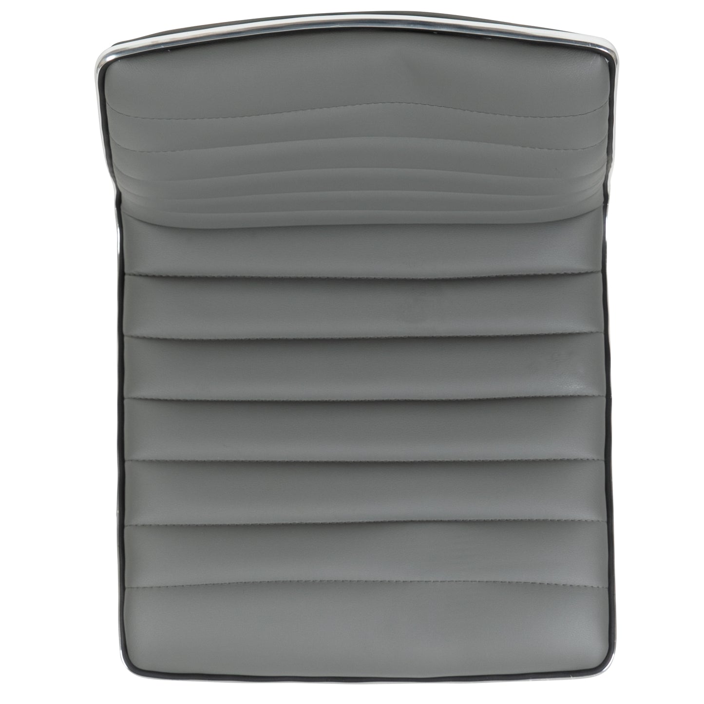 Alan Low Back Designer Armless Light Gray Ribbed Swivel Task Office Chair