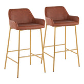 Daniella 30" Fixed-Height Barstool - Set of 2