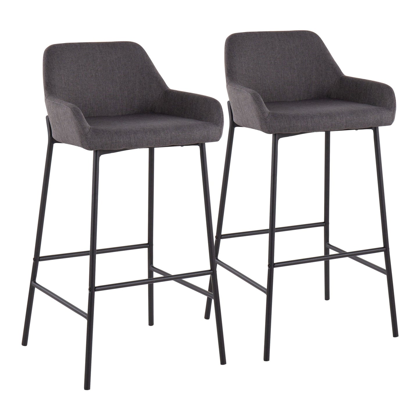 Daniella 30" Fixed-Height Barstool - Set of 2