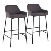 Daniella 30" Fixed-Height Barstool - Set of 2