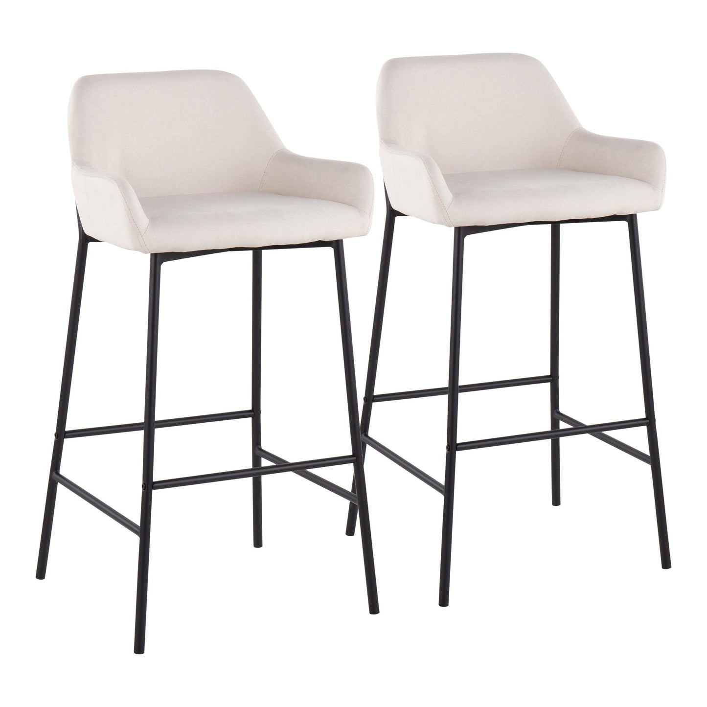 Daniella 30" Fixed-Height Barstool - Set of 2