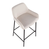 Daniella 30" Fixed-Height Barstool - Set of 2