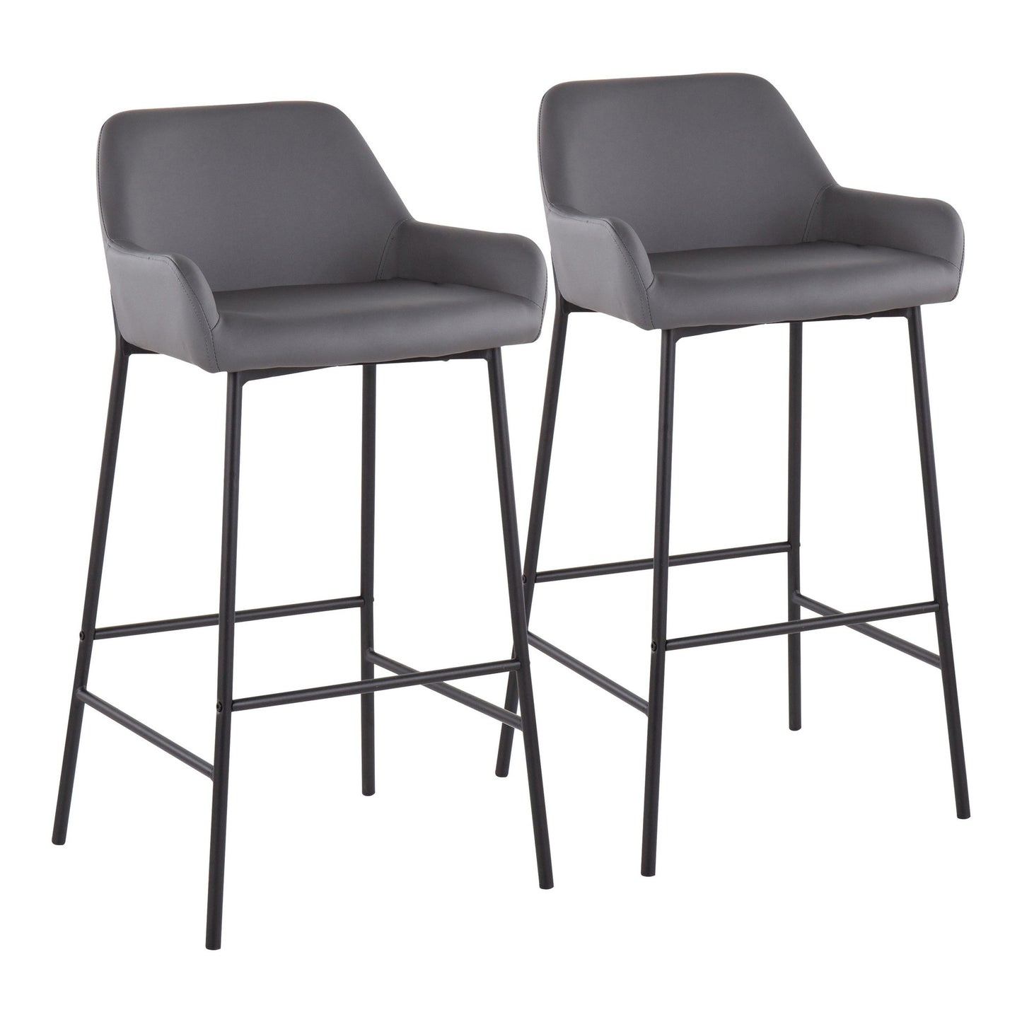 Daniella 30" Fixed-Height Barstool - Set of 2