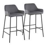Daniella 30" Fixed-Height Barstool - Set of 2