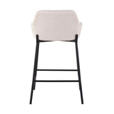 Daniella 24" Fixed-Height Counter Stool - Set of 2