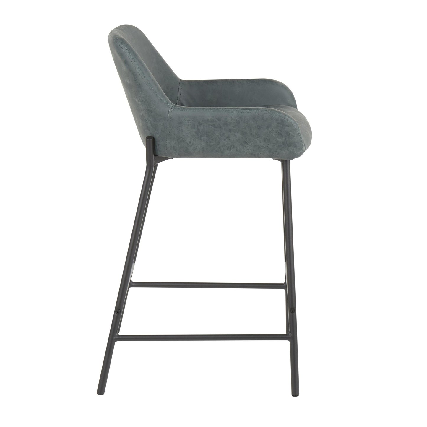 Daniella 24" Fixed-Height Counter Stool - Set of 2