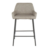 Daniella 24" Fixed-Height Counter Stool - Set of 2