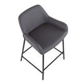 Daniella 24" Fixed-Height Counter Stool - Set of 2