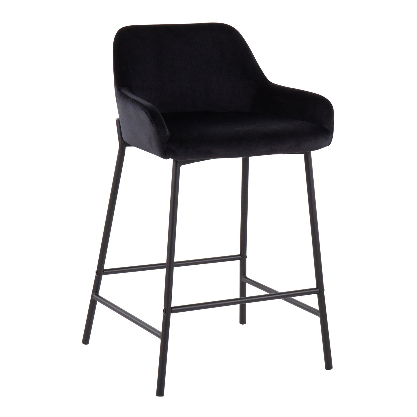 Daniella 24" Fixed-Height Counter Stool - Set of 2