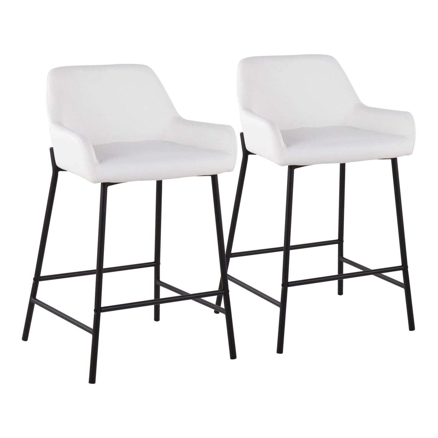 Daniella 24" Fixed-Height Counter Stool - Set of 2