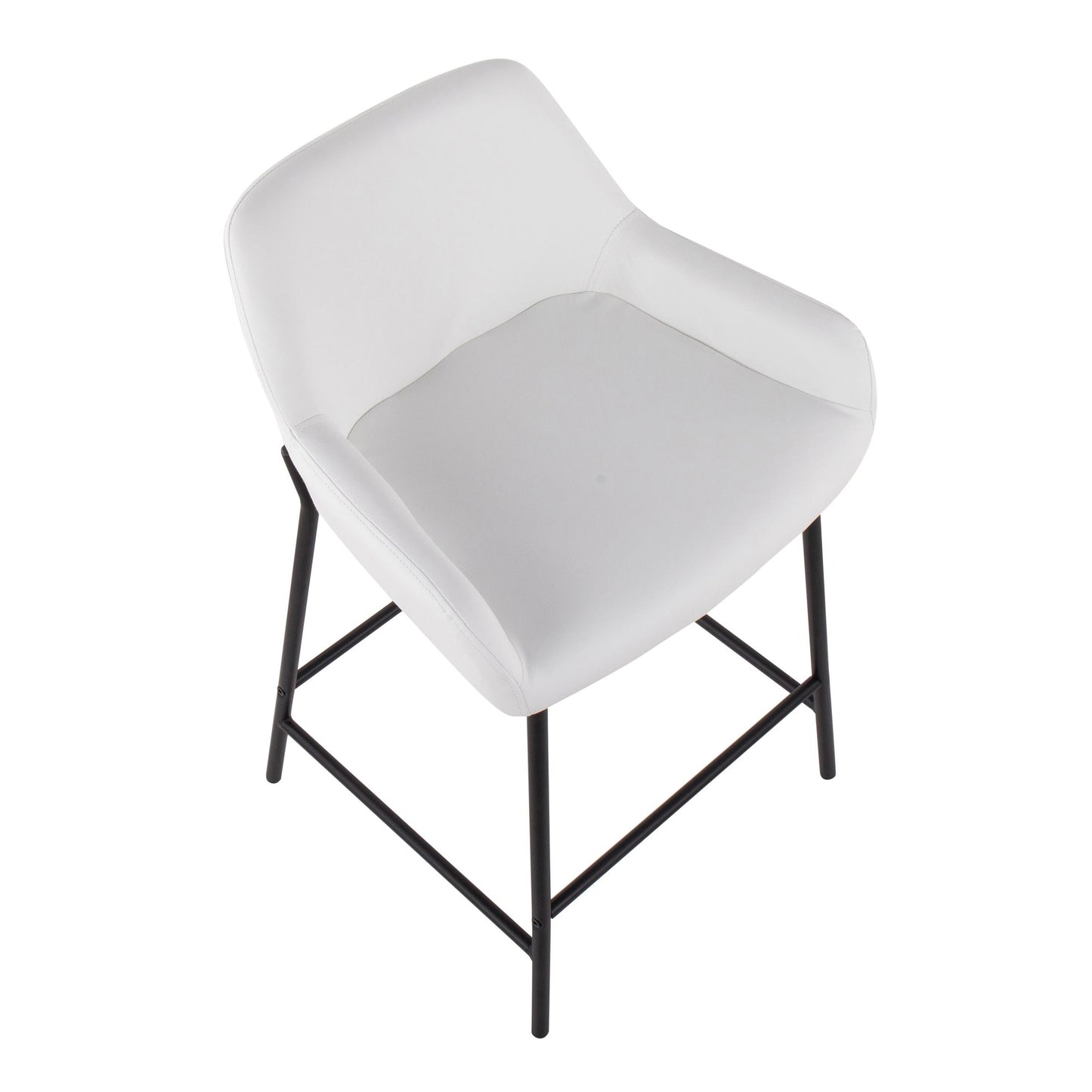 Daniella 24" Fixed-Height Counter Stool - Set of 2