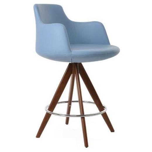 Dervish Pyramid Swivel Bar Stool