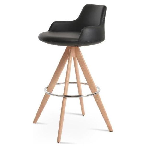 Dervish Pyramid Swivel Bar Stool