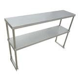 Stainless Steel Double Tier Overshelves