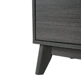 Hatfield Mid-Century Modern 60 Inch 4 Door Storage Buffet Sideboard, 4 Soft Close Doors, Adjustable Shelves, TV Stand for up to 64" TV's, Black Wash
