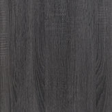 Hatfield Mid-Century Modern TV Stand in Black Wash for 65+ Inch TV's - 70 Inch Media Center with Adjustable Center Shelf and Dual Soft Close Doors