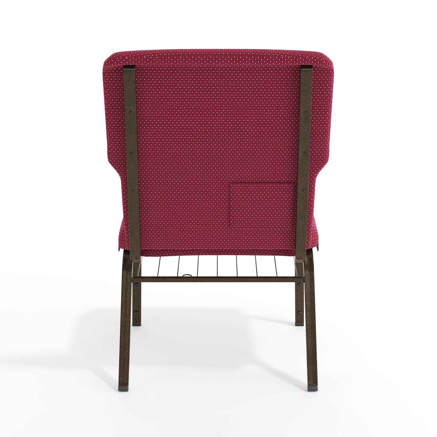 Advantage Burgundy Pattern Discount Church Chair - 21 in. Wide