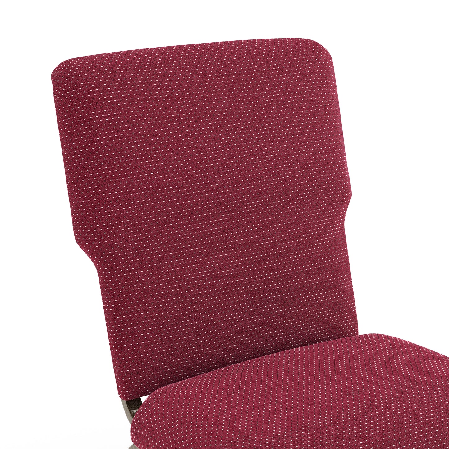 Advantage Burgundy Pattern Discount Church Chair - 21 in. Wide