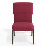 Advantage Burgundy Pattern Discount Church Chair - 21 in. Wide