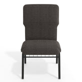 Advantage Black Marble Discount Church Chair - 21 in. Wide