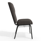 Advantage Black Marble Discount Church Chair - 21 in. Wide