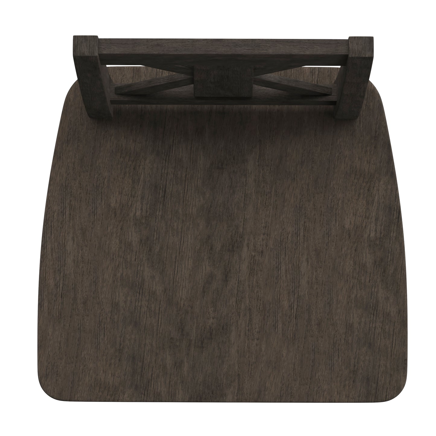 Gwendolyn Commercial Grade Solid Wood Modern Farmhouse Swivel Counter Height Barstool in Gray Wash Walnut