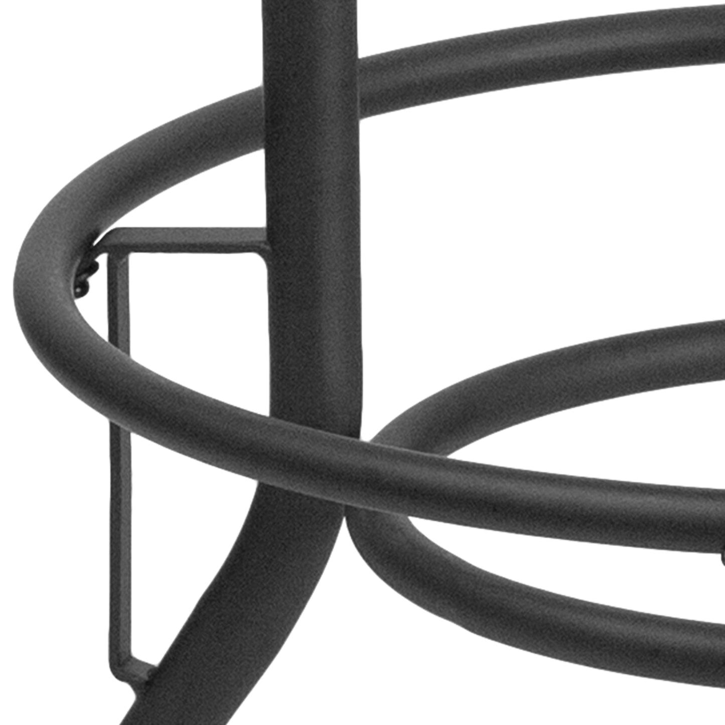 Carrington 30'' Barstool with Swivel Lift Black LeatherSoft Seat