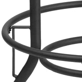 Carrington 30'' Barstool with Swivel Lift Black LeatherSoft Seat