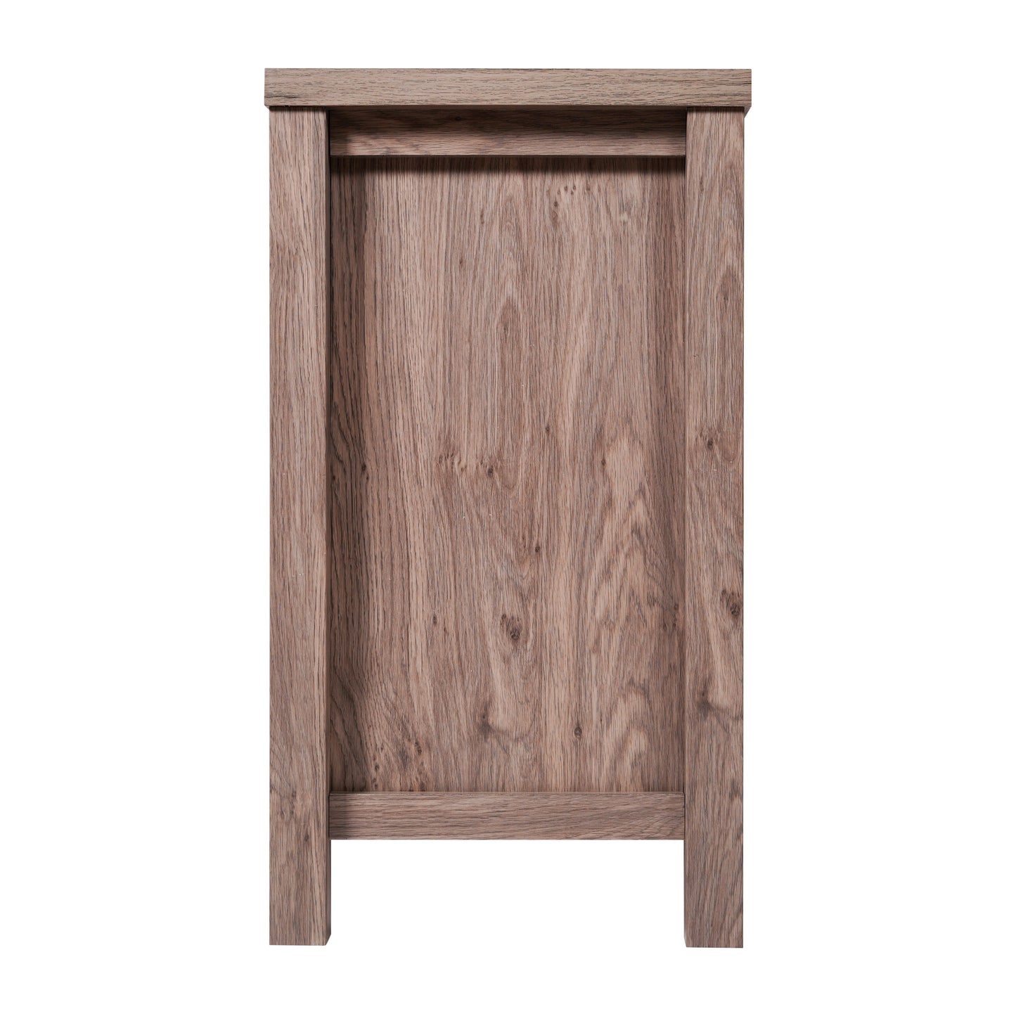Dion Brown 59 Inch Modern Kitchen and Dining Room Buffet Sideboard Storage Cabinet, Engineered Wood with 2 Tempered Glass Doors, 2 Drawers, Open Shelf