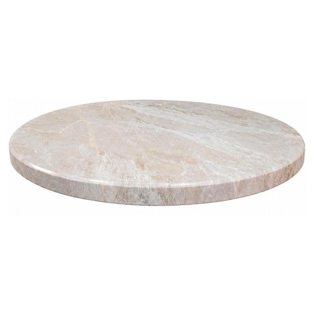 Emperador Light Pattern Powder Coated MDF Indoor Table Tops