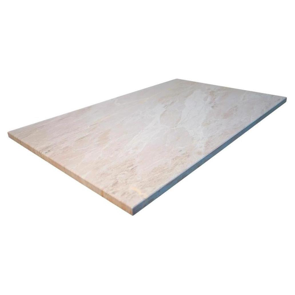 Emperador Light Pattern Powder Coated MDF Indoor Table Tops