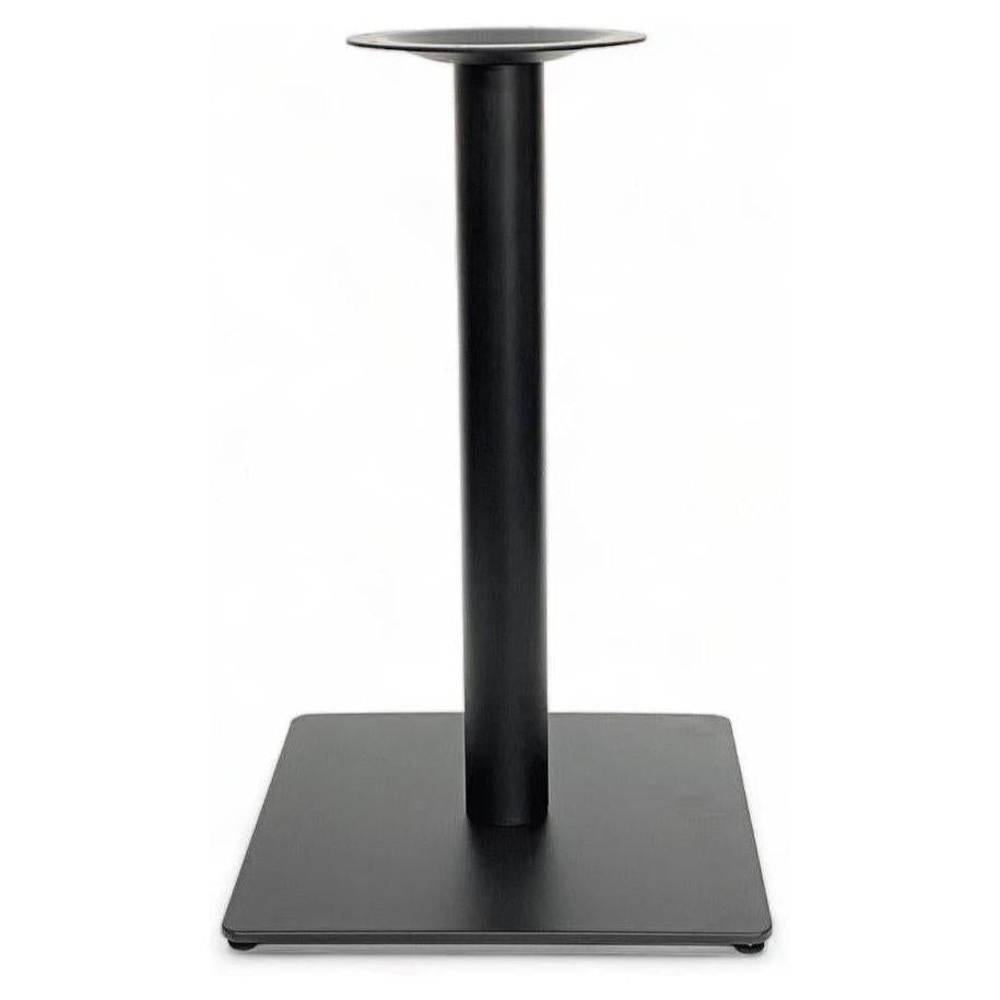 Steel Square Table Base - Black