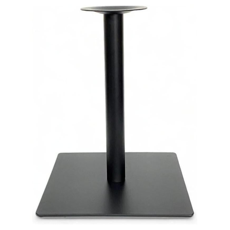 Steel Square Table Base - Black