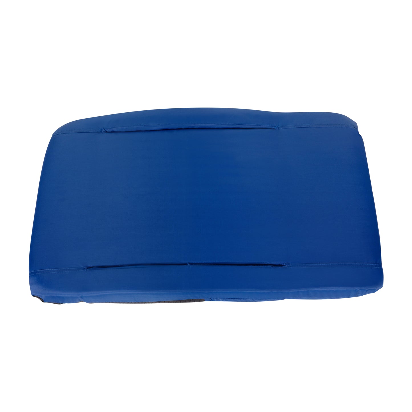 Malta Blue Portable Lightweight Reclining Stadium Chair with Armrests, Padded Back & Seat with Dual Storage Pockets and Backpack Straps