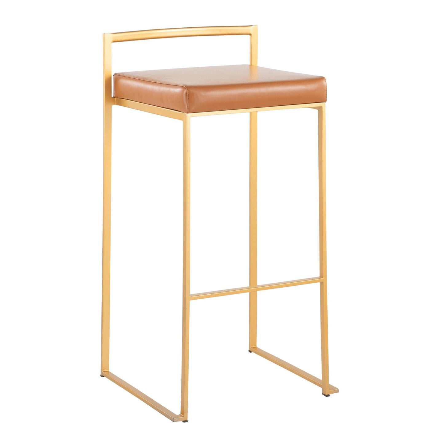 Fuji Stacker 30" Fixed-Height Barstool - Set of 2