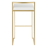 Fuji Stacker 30" Fixed-Height Barstool - Set of 2