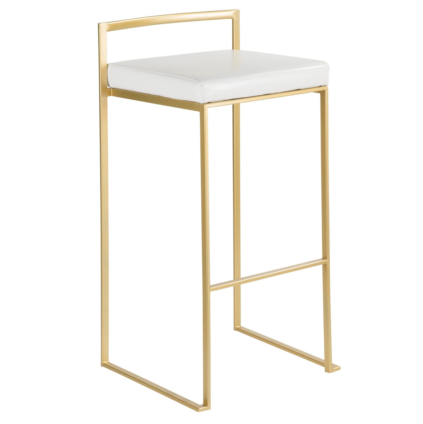 Fuji Stacker 30" Fixed-Height Barstool - Set of 2