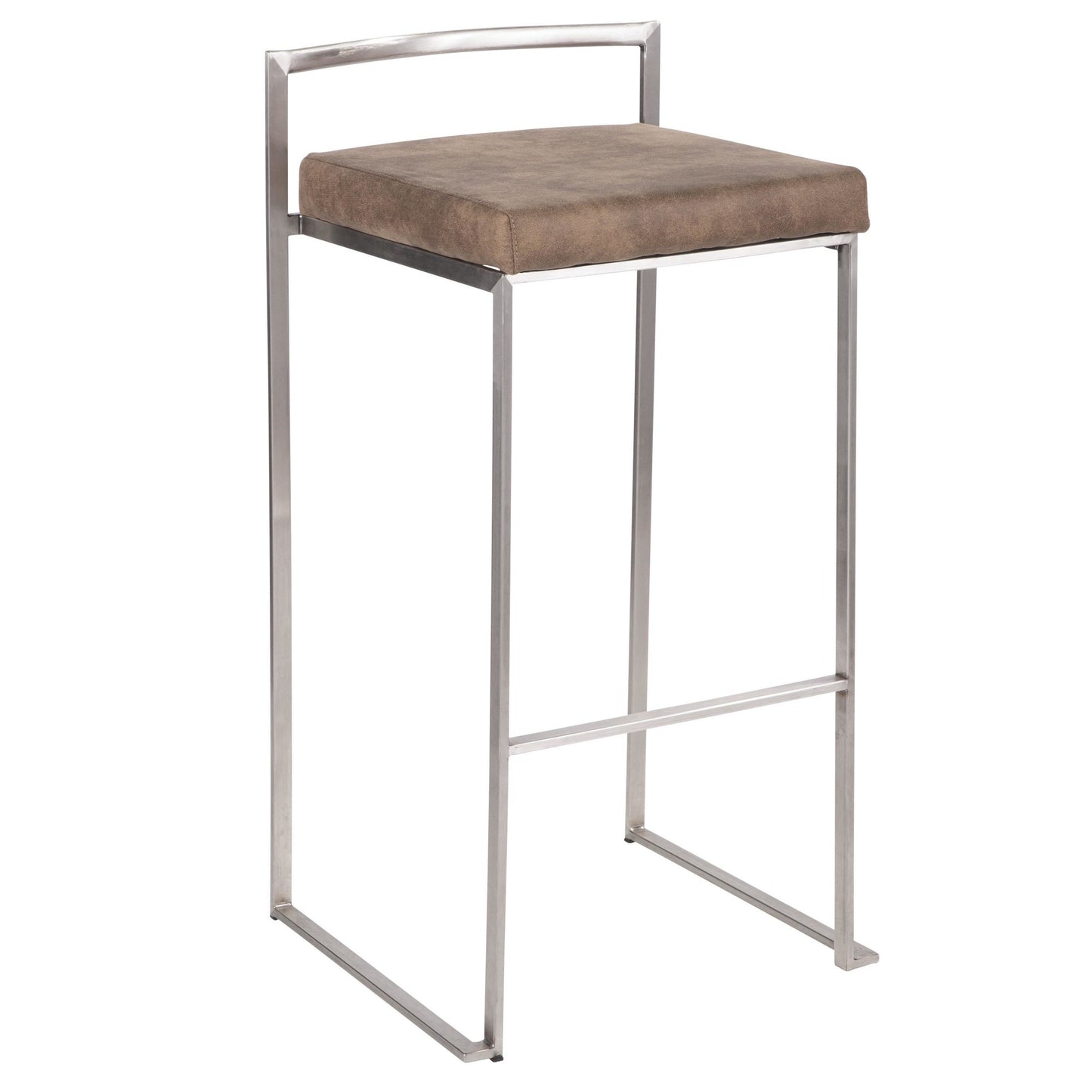 Fuji Stacker 30" Fixed-Height Barstool - Set of 2