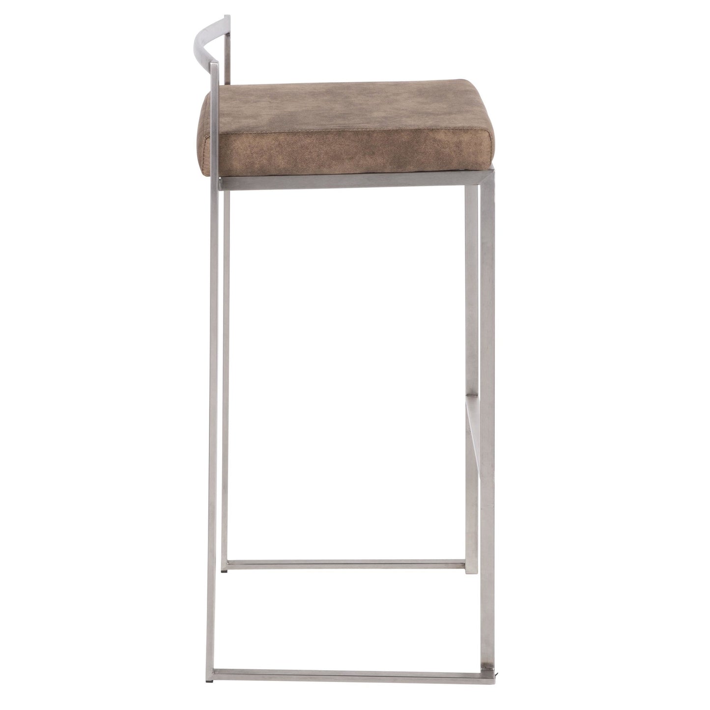 Fuji Stacker 30" Fixed-Height Barstool - Set of 2