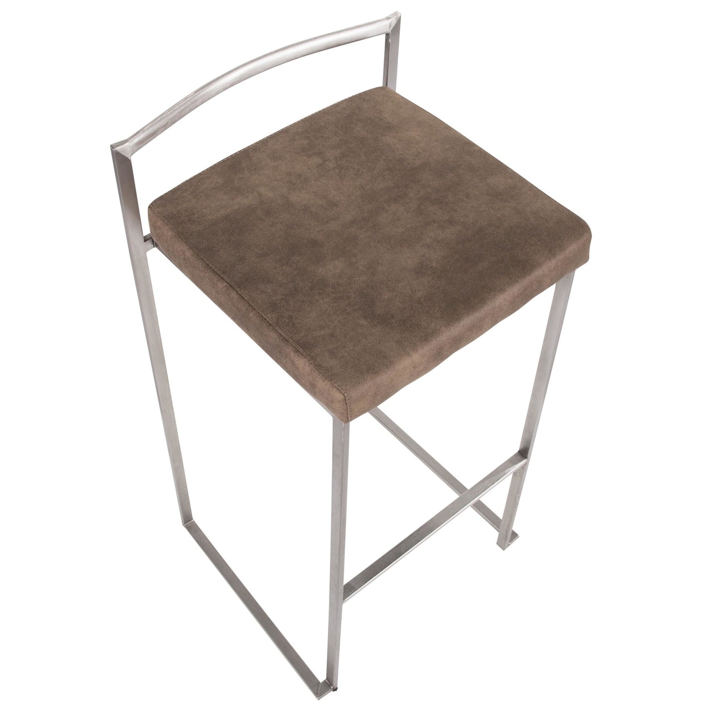 Fuji Stacker 30" Fixed-Height Barstool - Set of 2